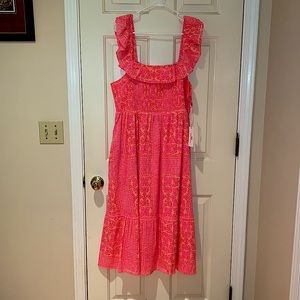 Vineyard Vines Pink Midi Dress
